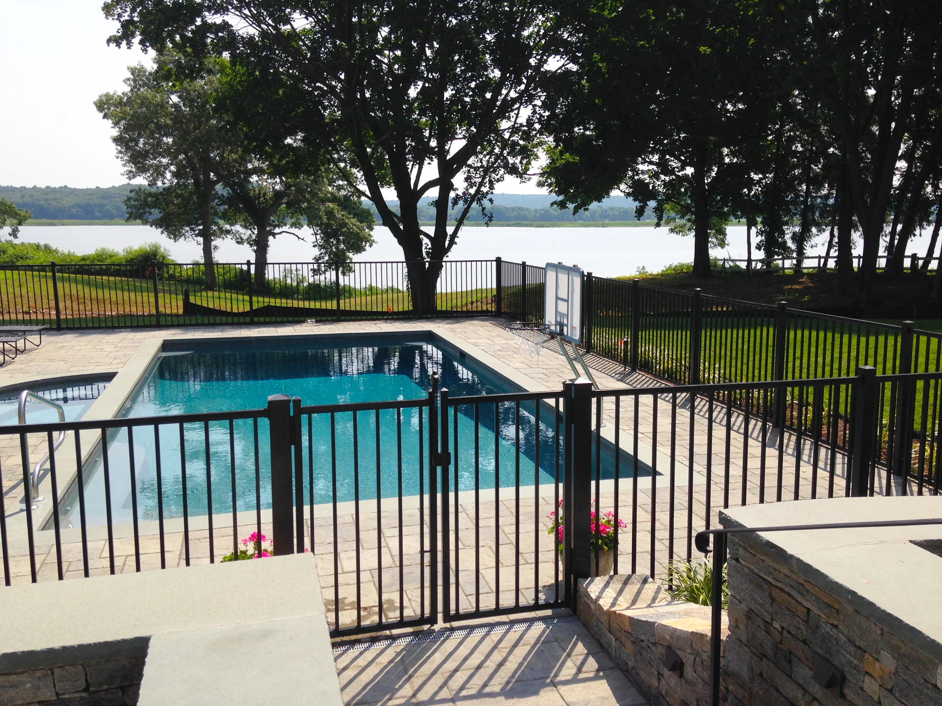 Pool Fence Installation project in Leawood, KS by RKC Wood Care Pros