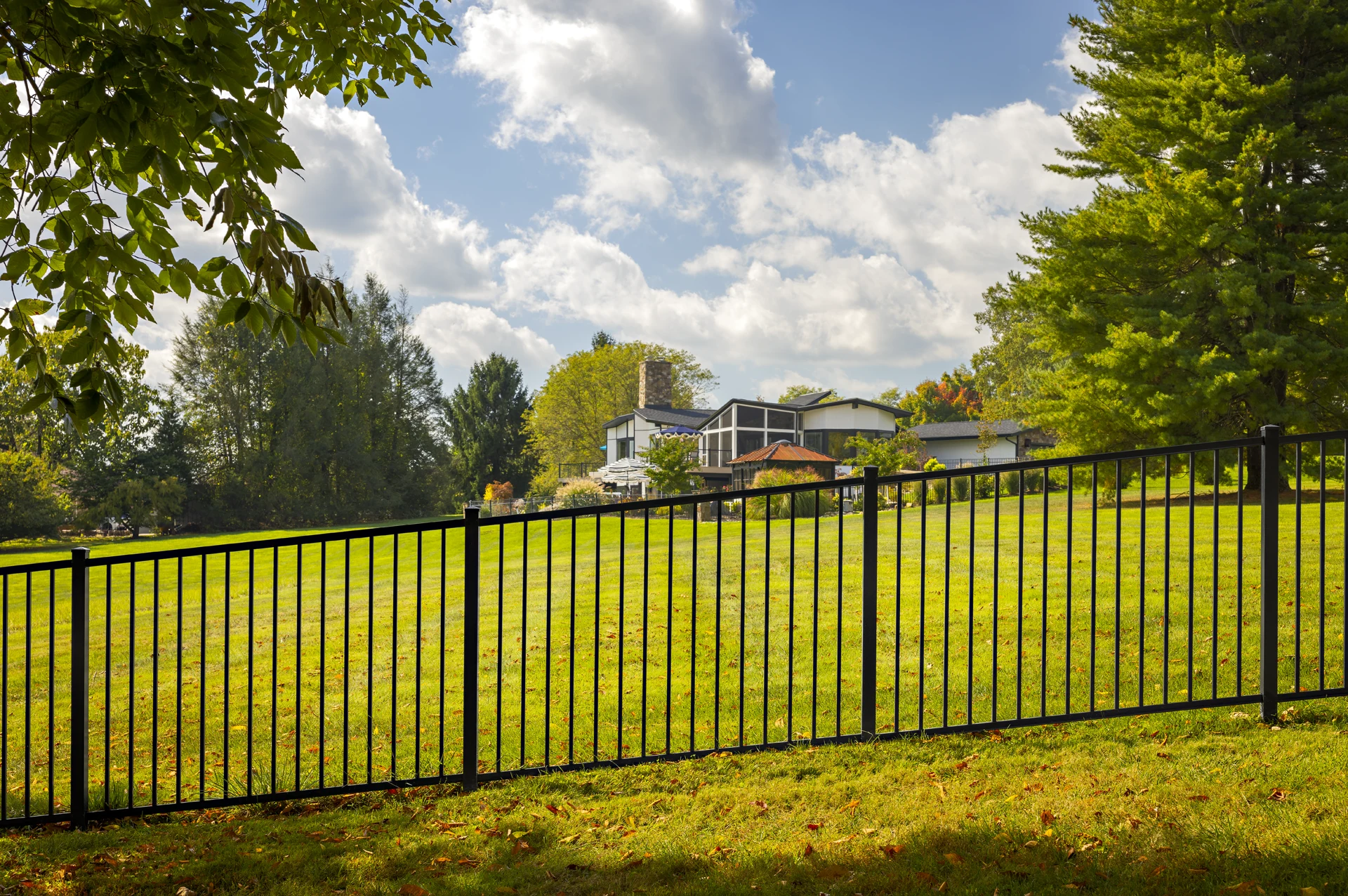 Pool-code aluminum flat-top fence pricing — Leawood, KS — RKC Wood Care Pros