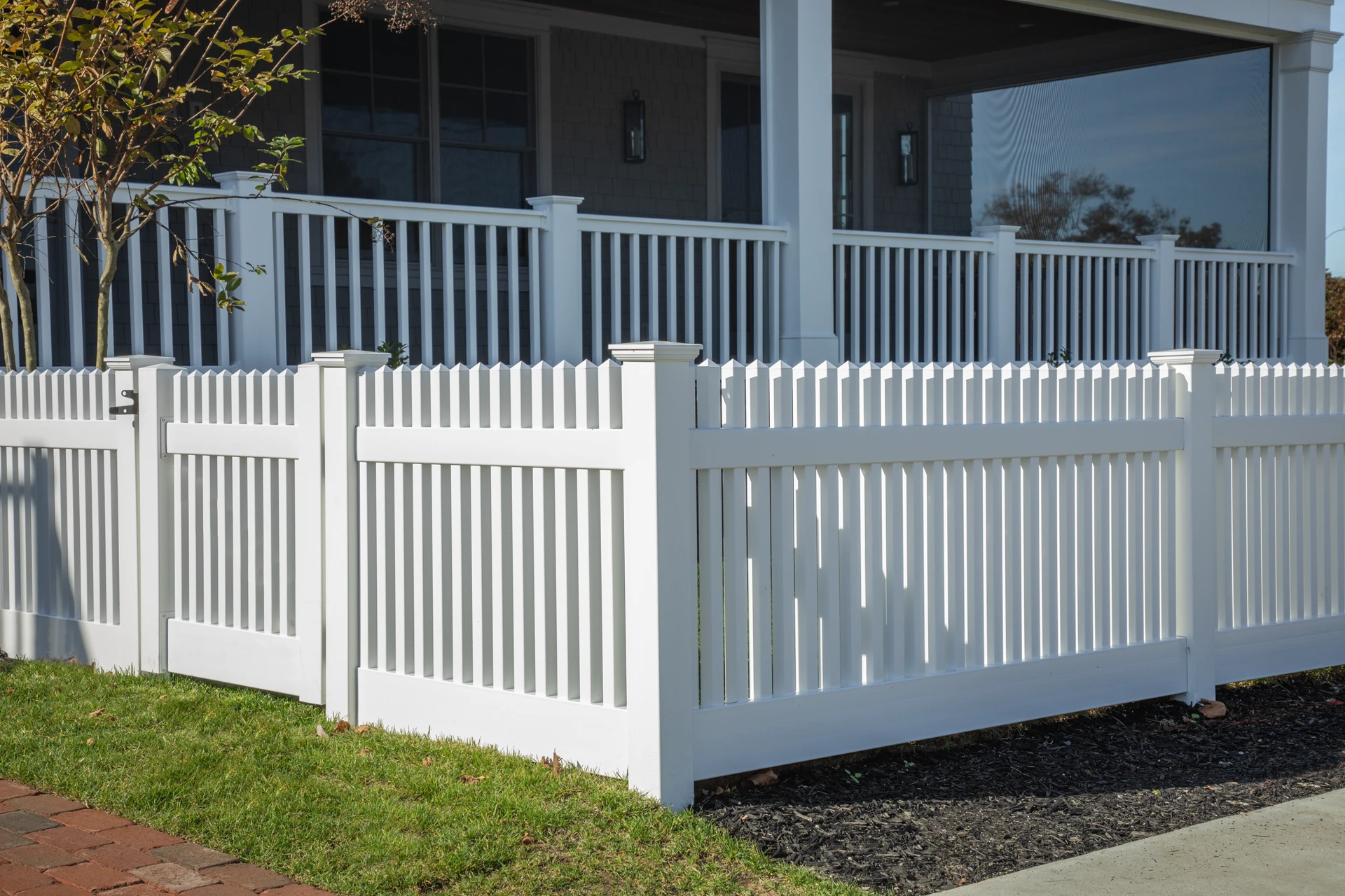 Vinyl Fence Installation project in Peculiar, MO by RKC Wood Care Pros