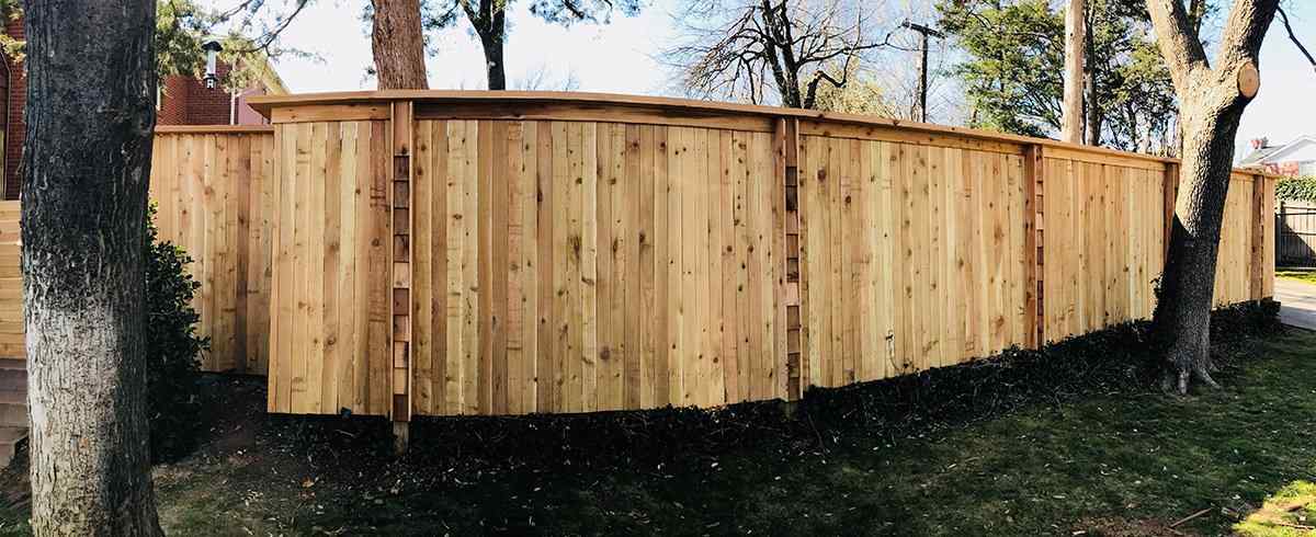 6-foot semi-privacy shadow box fence in Peculiar, MO — RKC Wood Care Pros