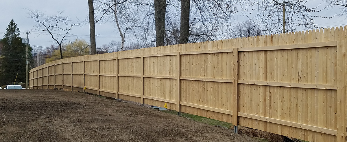 Cedar shadow box cap rail privacy fence FAQ — Peculiar, MO — RKC Wood Care Pros
