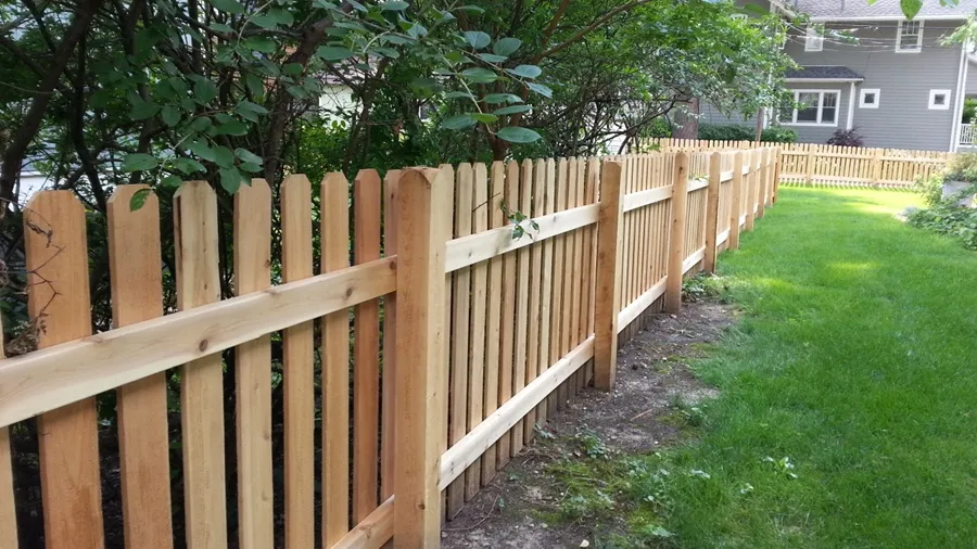 Cedar horizontal plank privacy fence — Grain Valley, MO installation FAQ — RKC Wood Care Pros