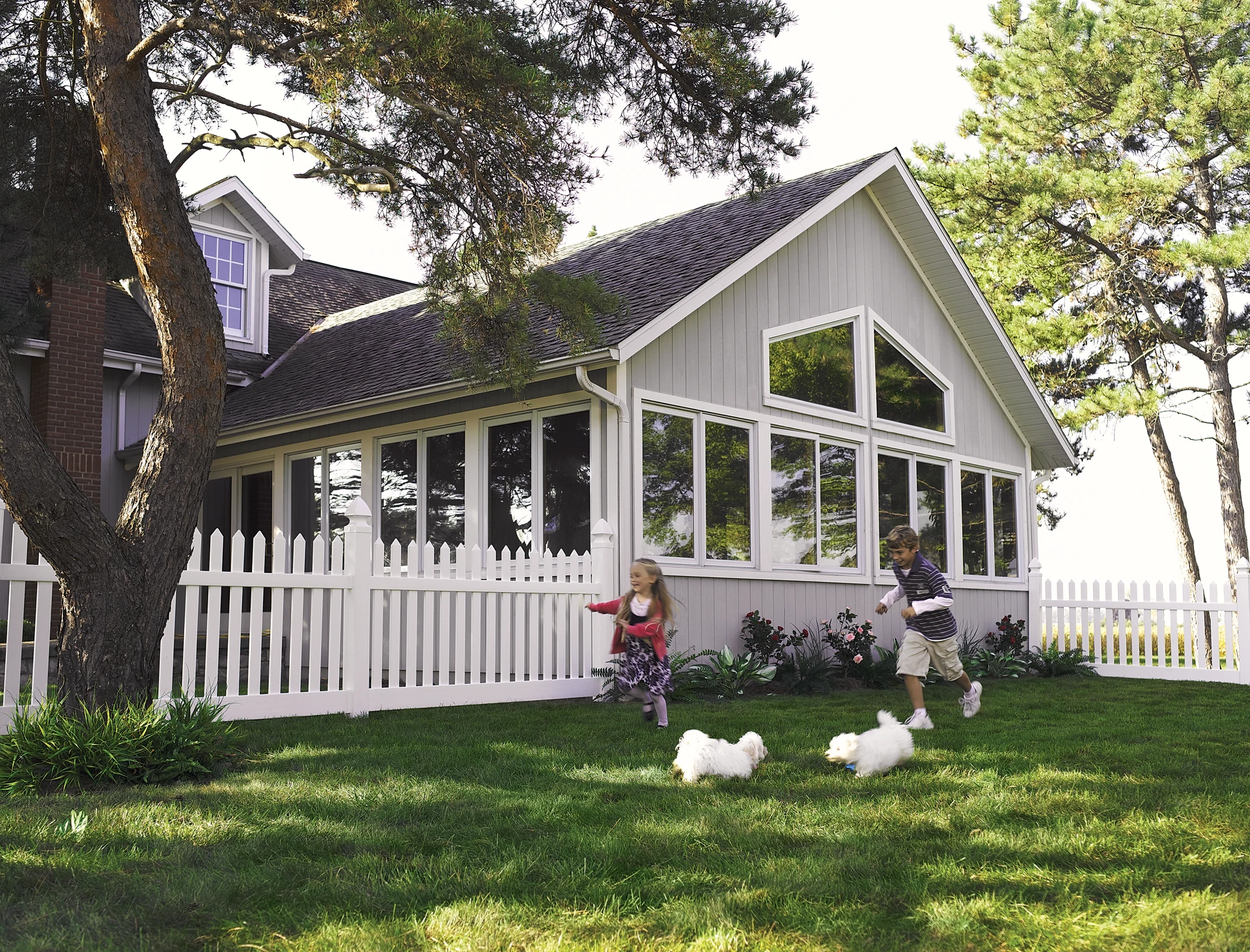Vinyl Fence Installation project in Greenwood, MO by RKC Wood Care Pros