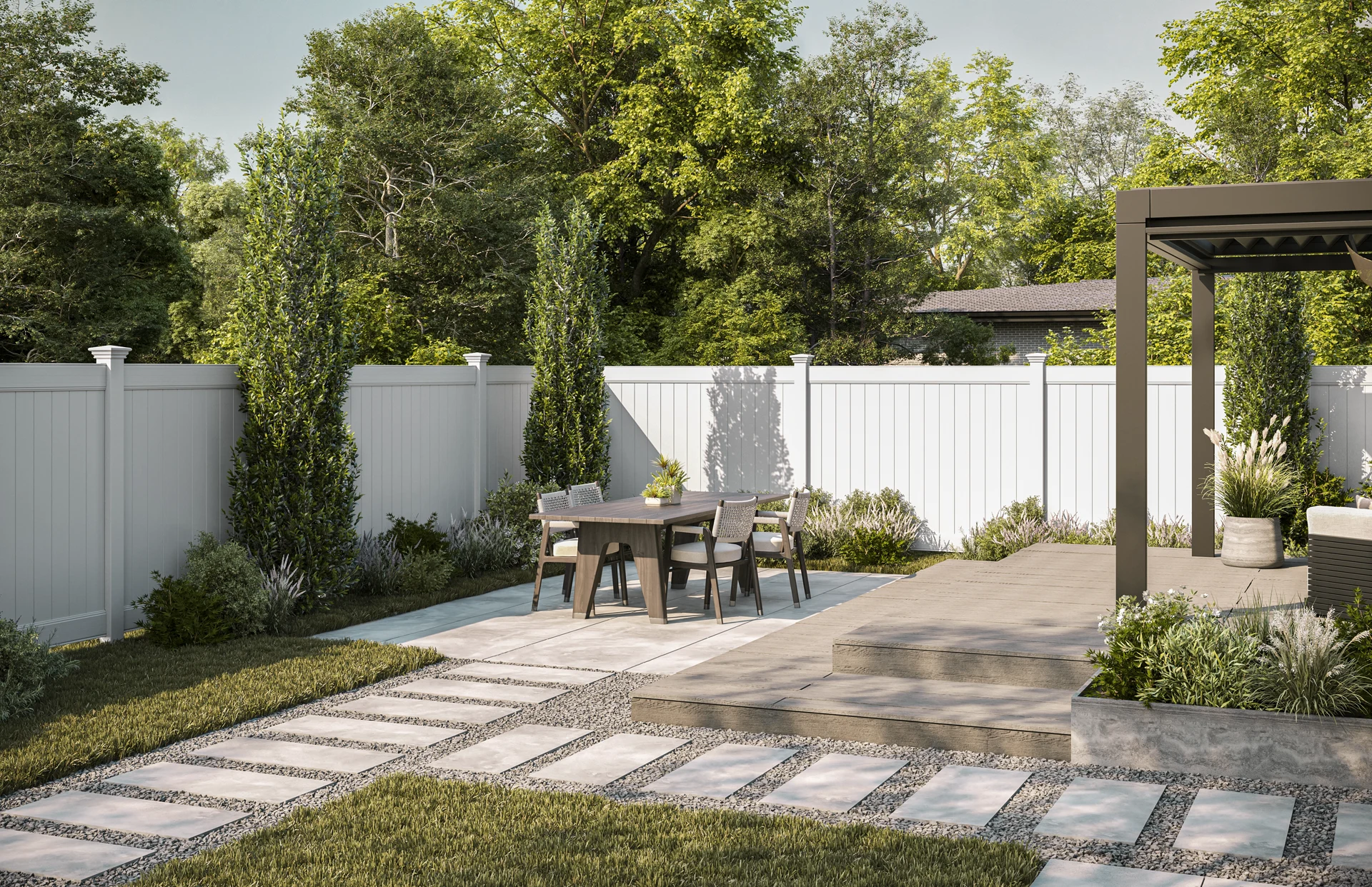 Cedar shadow box cap rail privacy fence FAQ — Lee's Summit, MO — RKC Wood Care Pros
