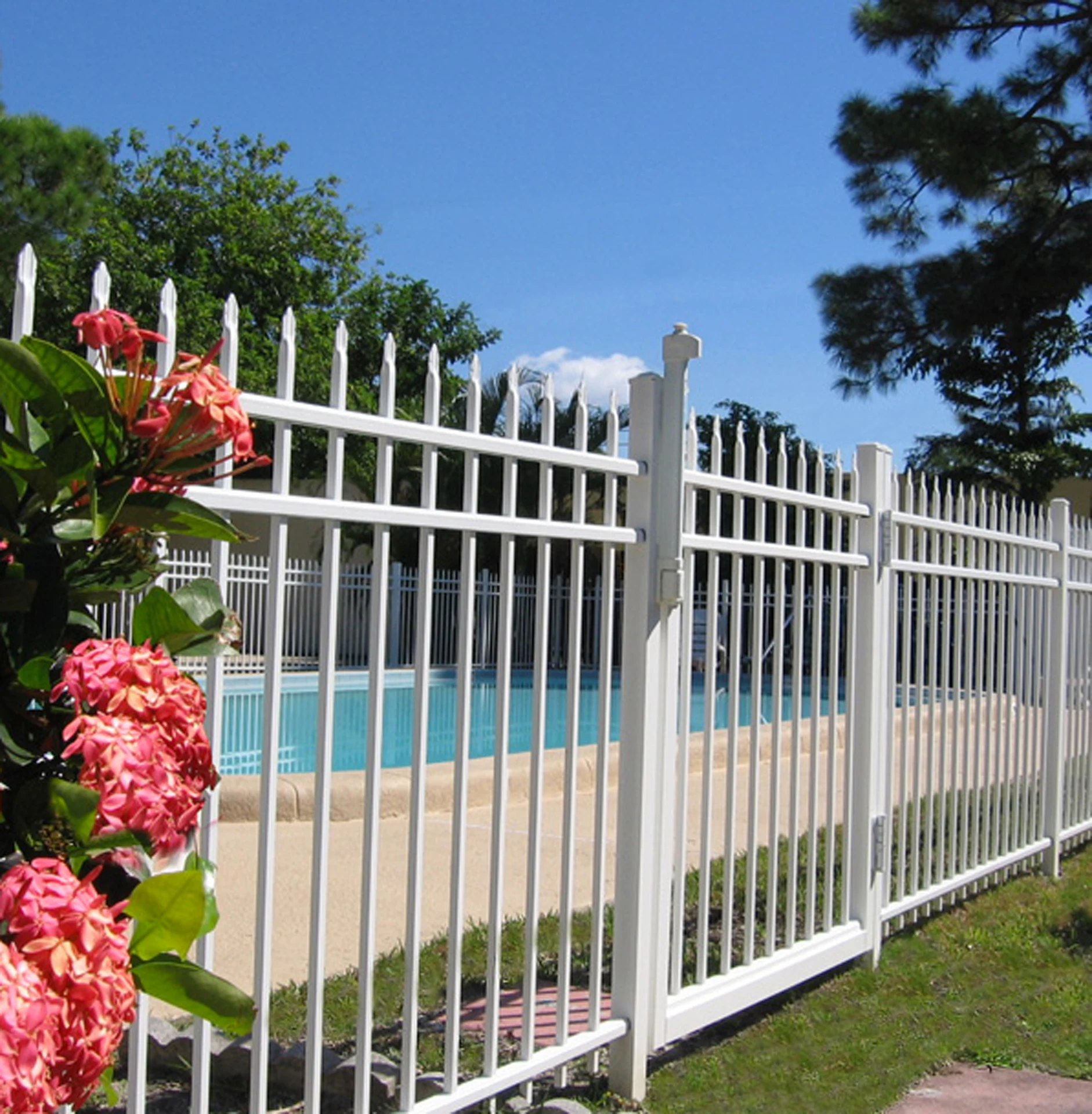 Ornamental iron spear-top fence cost per foot — Independence, MO — RKC Wood Care Pros