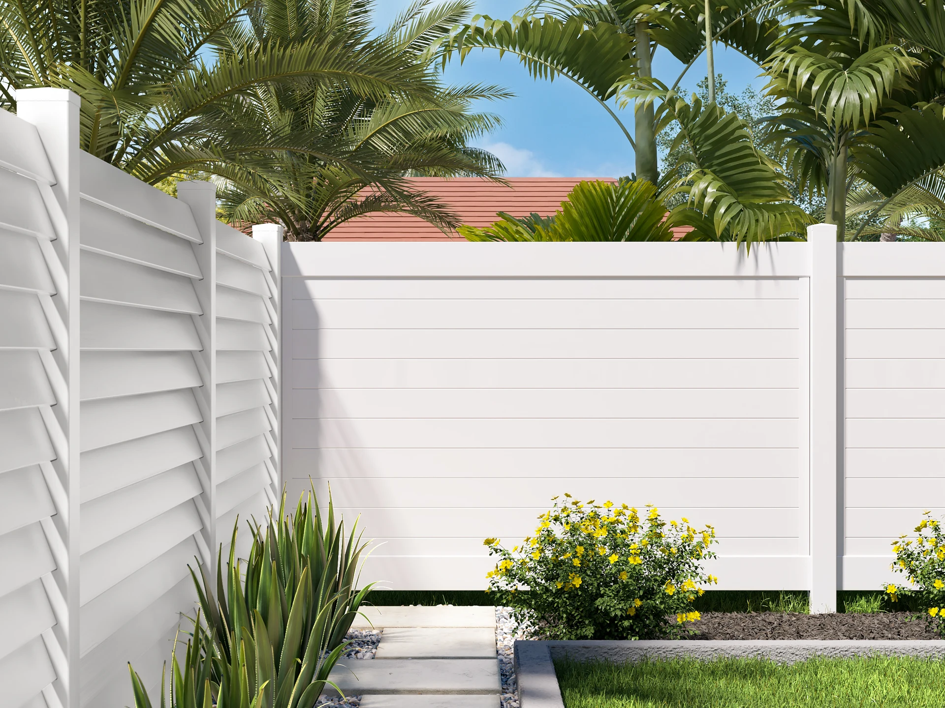 Vinyl Fence Installation project in Mission, KS by RKC Wood Care Pros