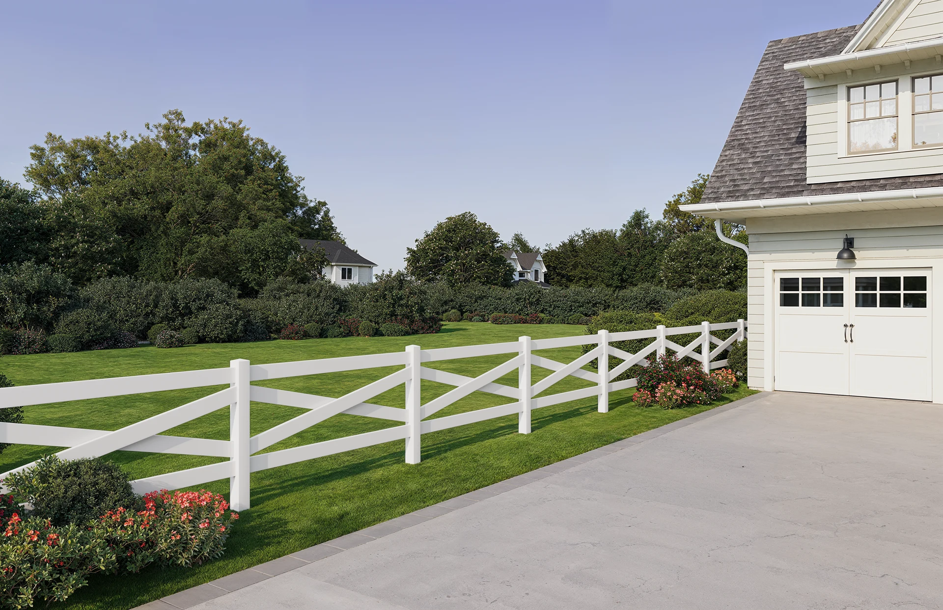 White Privacy — 6 ft by RKC Wood Care Pros in Olathe, KS