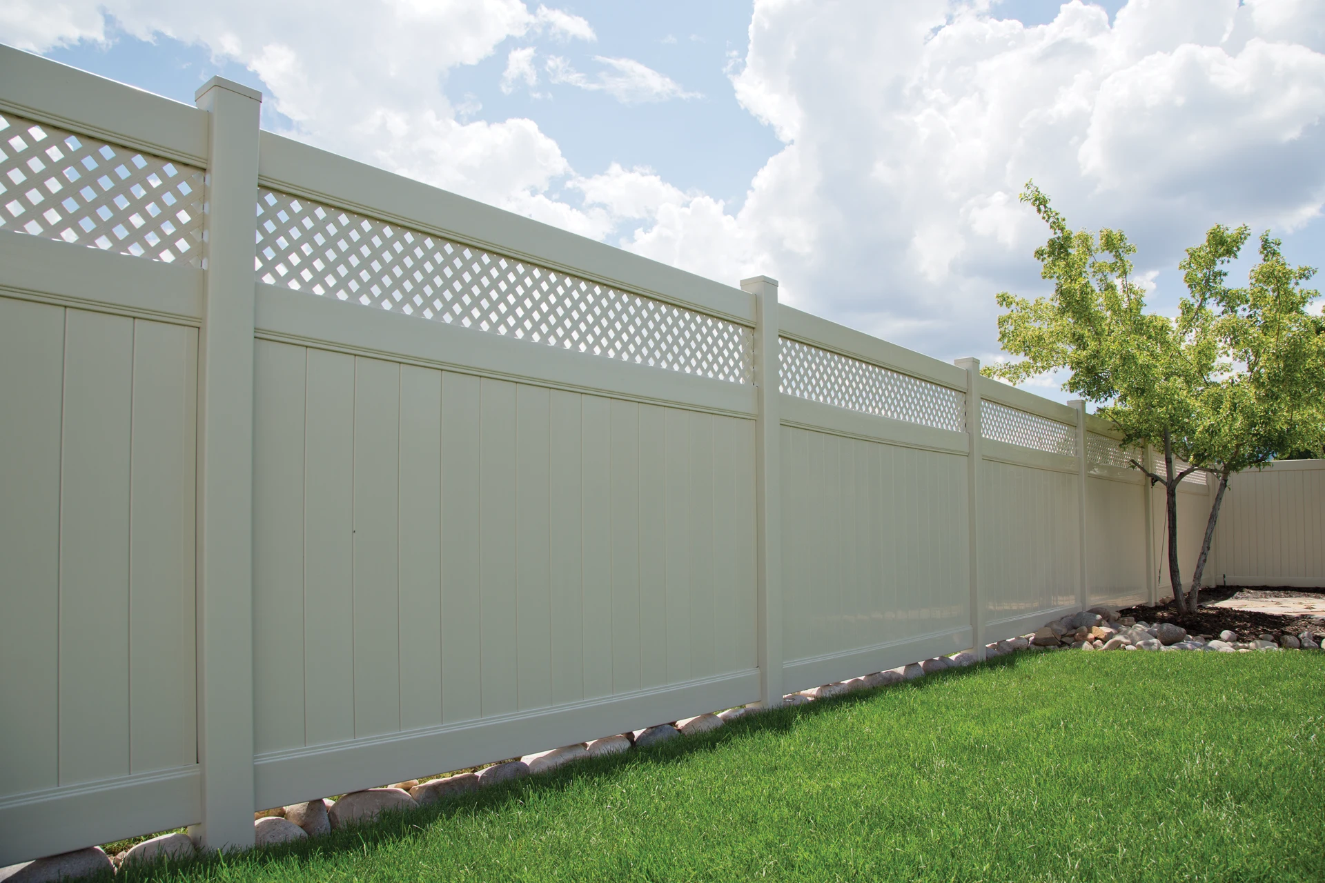 Vinyl Fence Installation project in Overland Park, KS by RKC Wood Care Pros