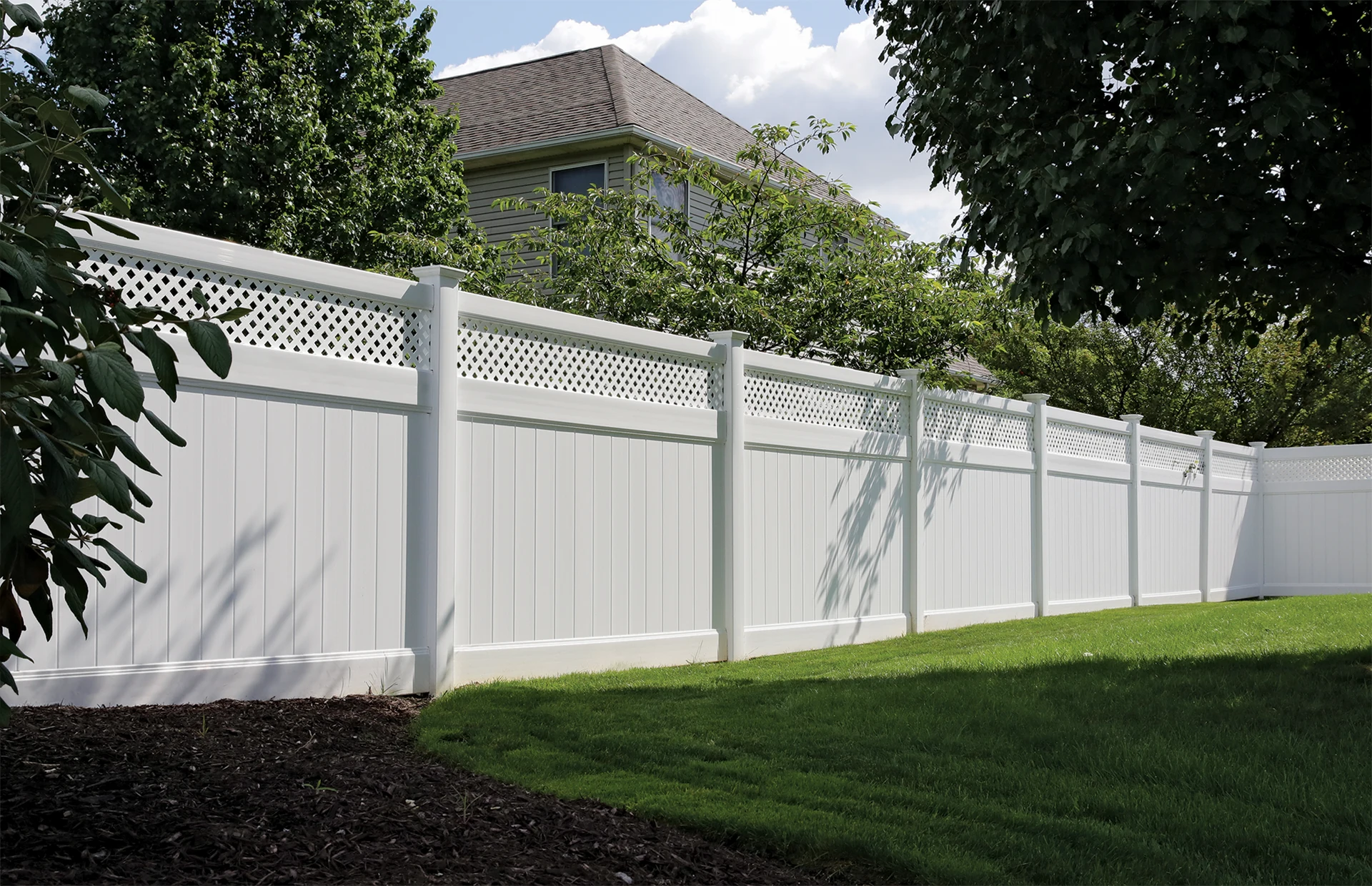 Vinyl Fence Installation project in Overland Park, KS by RKC Wood Care Pros