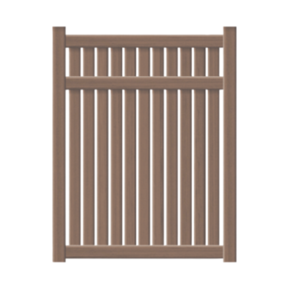 Cedar single-drive gate in Grain Valley, MO by RKC Wood Care Pros
