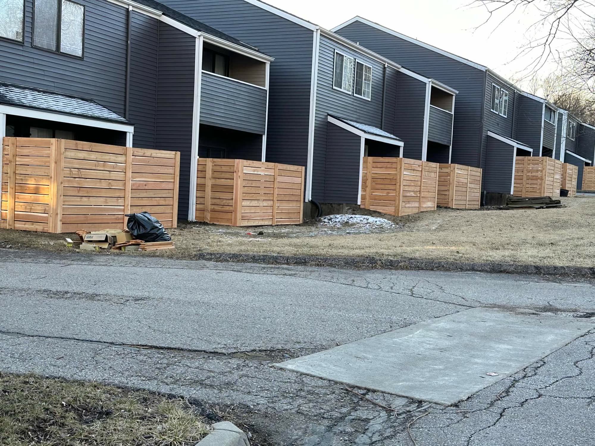 Privacy fence in Blue Springs, MO by RKC Wood Care Pros