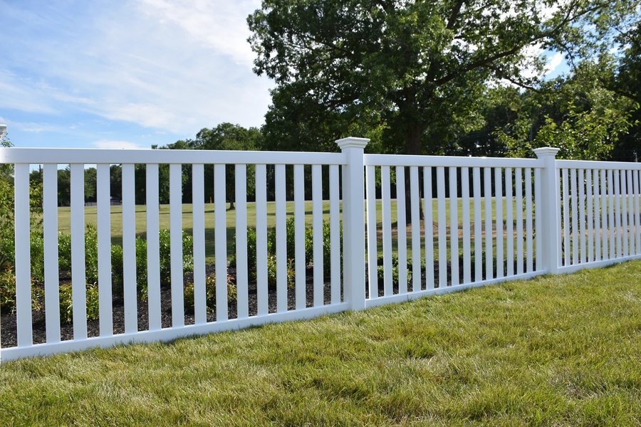 Vinyl Fence Installation project in Prairie Village, KS by RKC Wood Care Pros